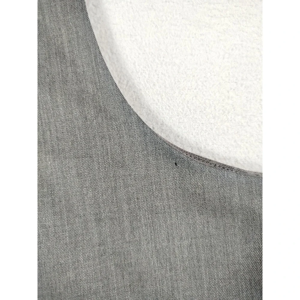 Egara Suit Vest Mens 2X Gray Wool Belted Business Formal Wedding Office Church